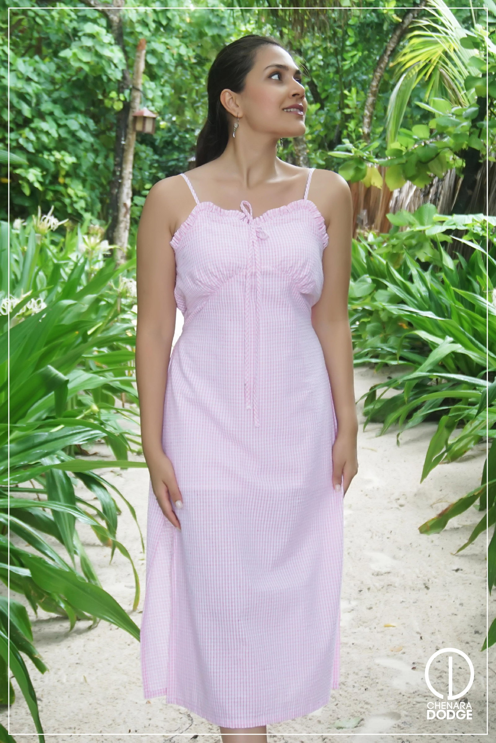Lorraine Tie Strap Maxi Dress